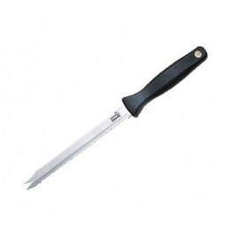 Kitchen Devils Lifestyle Roast Meat and Bread Knife on a white background
