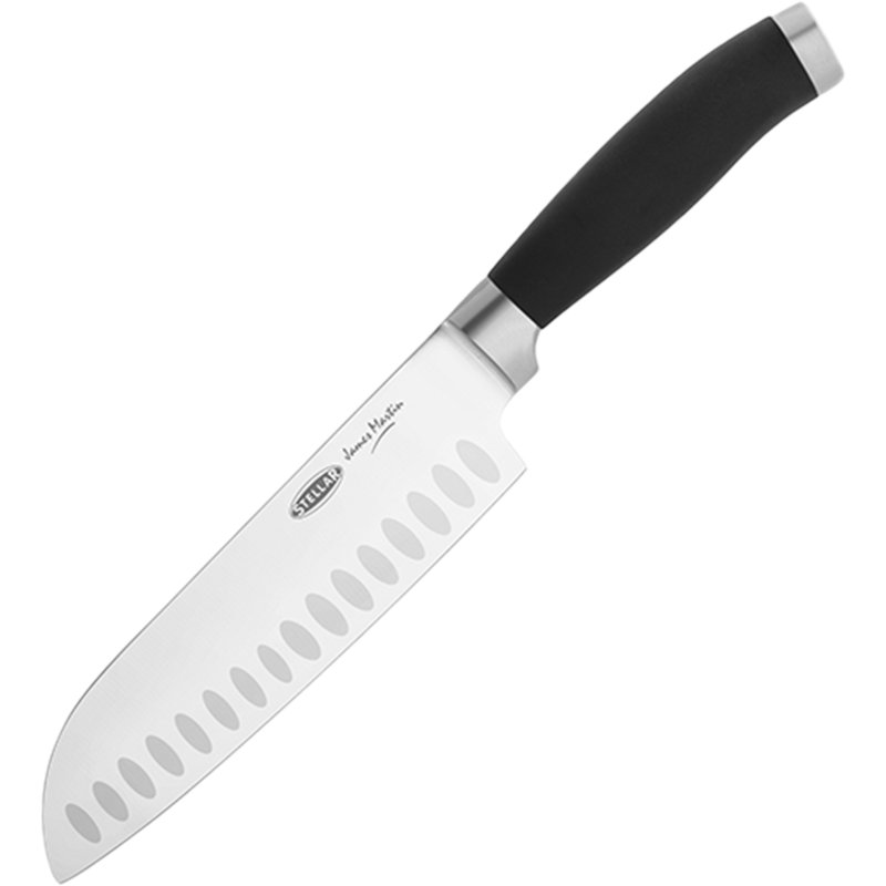 Stellar James Martin 18cm Santoku Knife on a blank background