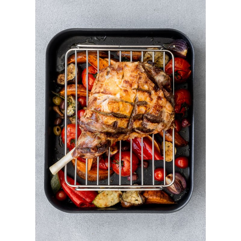 Meat Racks For Cooking MasterClass | Stainless Steel Small Roasting Rack | Aldiss