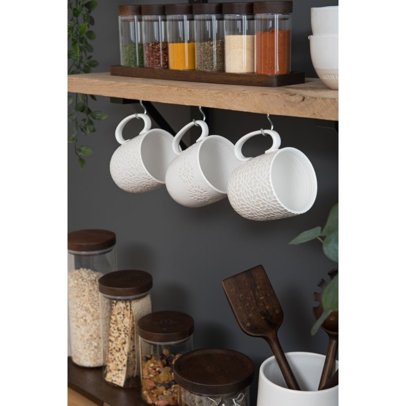 Artisan Street 4 Pack of Mugs hung up on sideboard