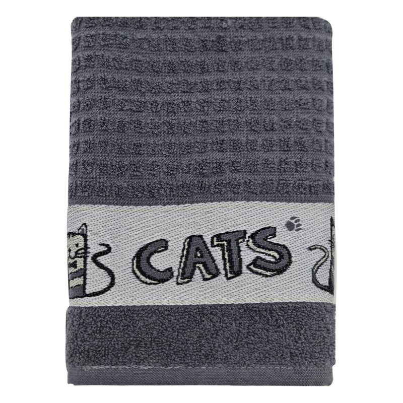 Cats Tea Towel image on a white background