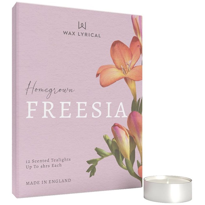 Wax Lyrical Home Grown 12 Pack Freesia Tealights