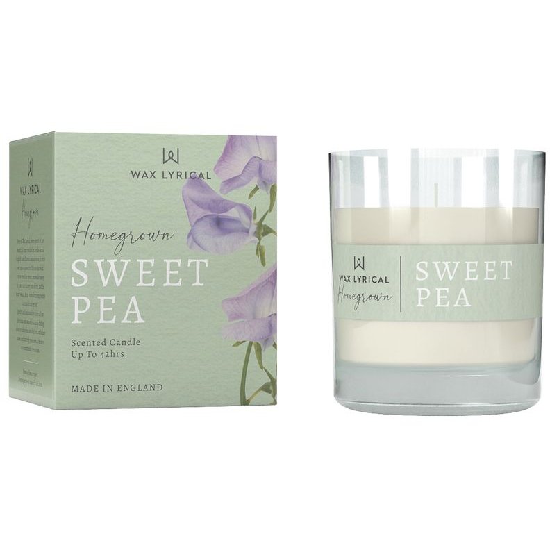 Wax Lyrical Home Grown Sweet Pea Wax Candle