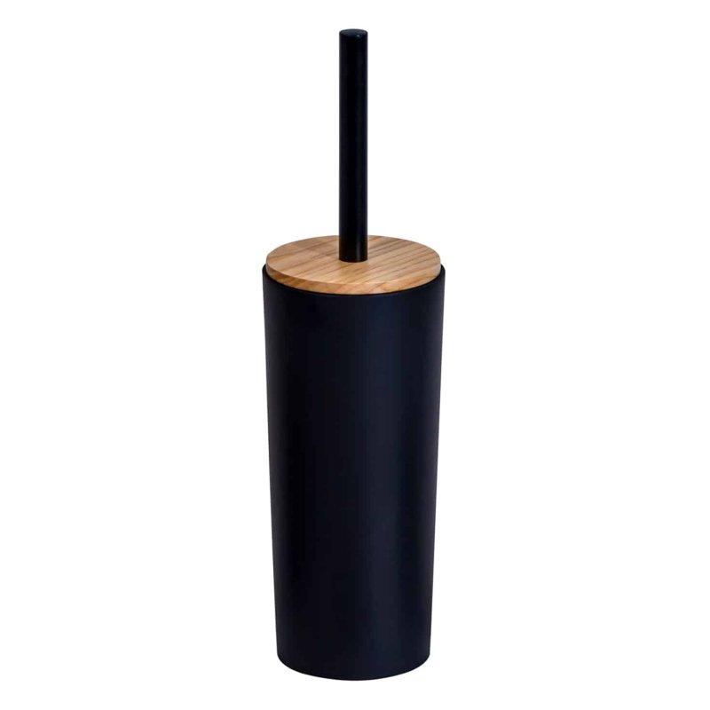 Showerdrape Sonata Black Toilet Brush & Holder