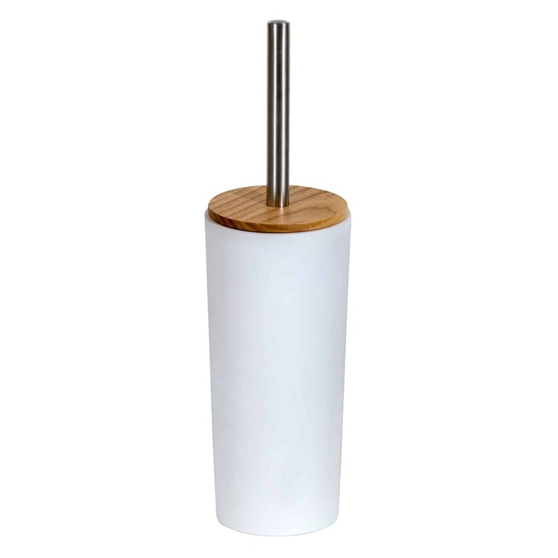 Showerdrape Sonata White Toilet Brush & Holder