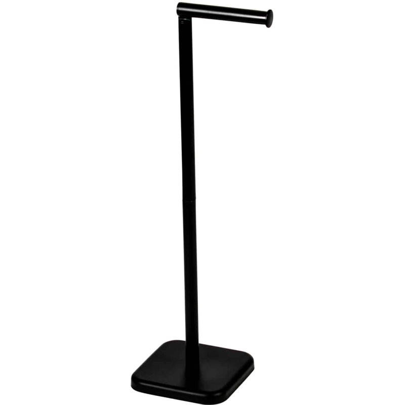 Showerdrape Capri Swivel Toilet Roll Holder Black