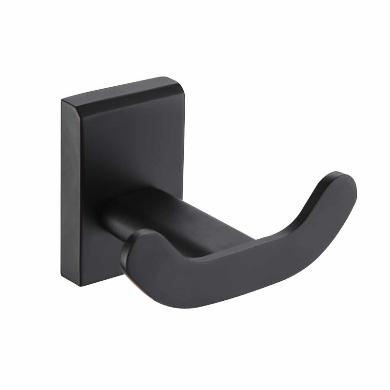 Showerdrape Unity Black Robe Hook