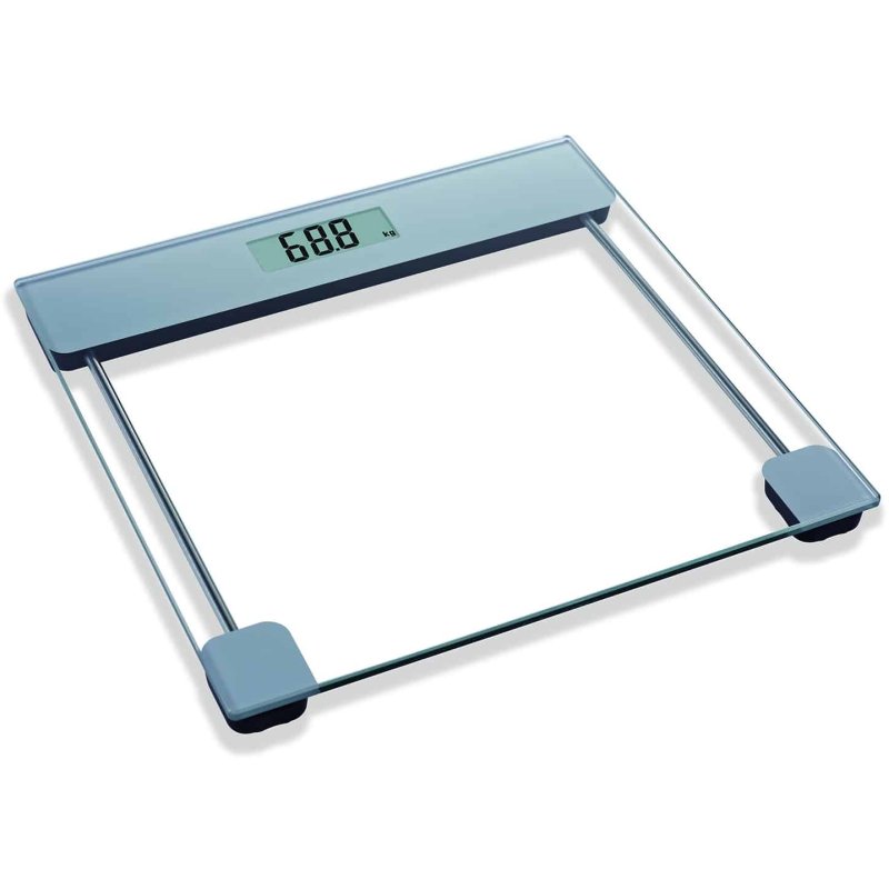 Showerdrape Clear Glass Scale