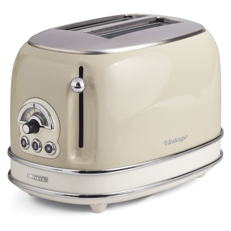 Ariete Ariete Vintage 2 Slice Toaster Cream