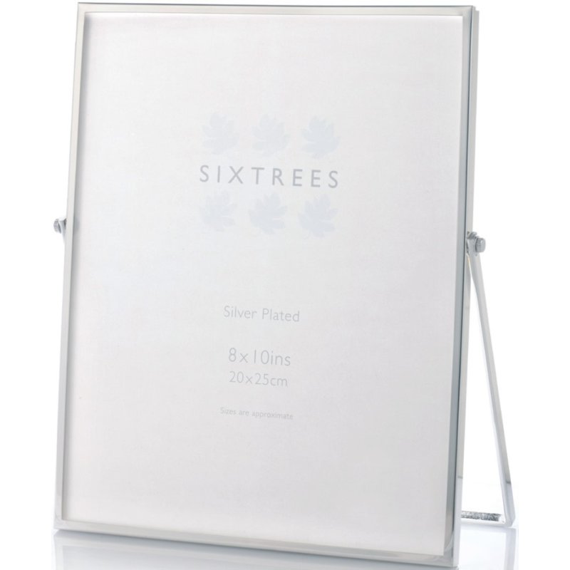 Sixtrees Wiggins Silver Plated Photo Frame image on a white background