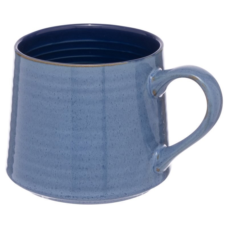 Siip Ripple Navy Mug on a white background