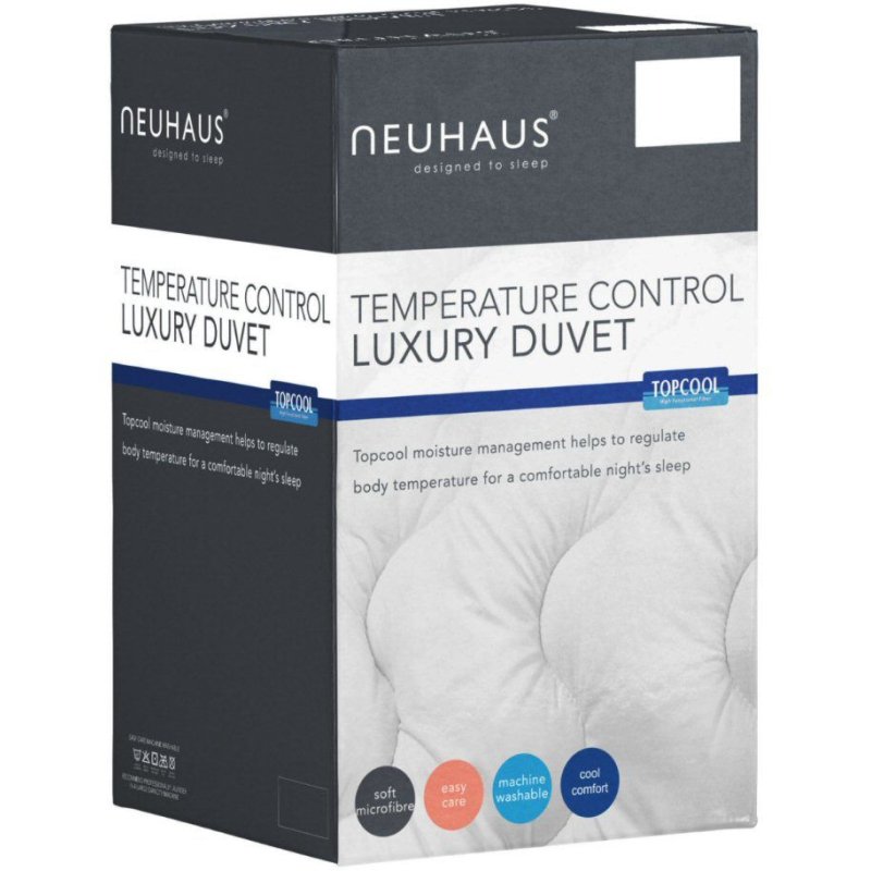Neuhaus Temperature Control Luxury Duvet Cover box on a white background