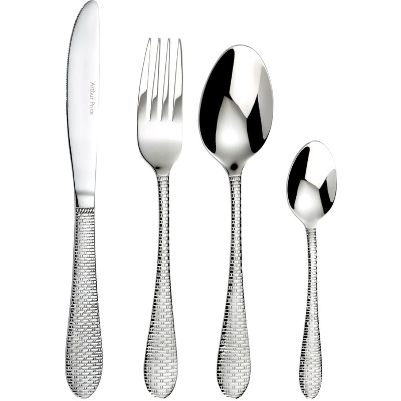 Authur Price Kitchen Fresco 16 Piece Cutlery Set on a white background