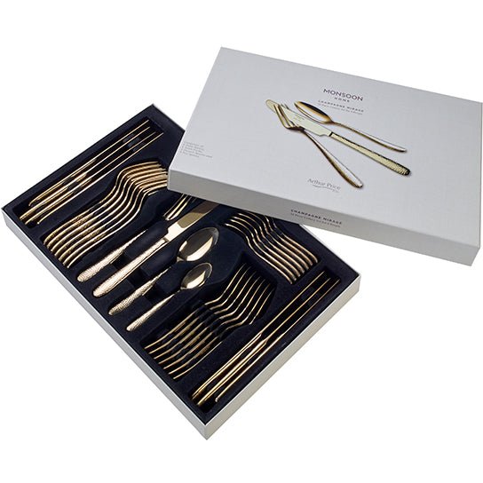 Authur Price Monsoon Mirage Champagne 32 Cutlery Set