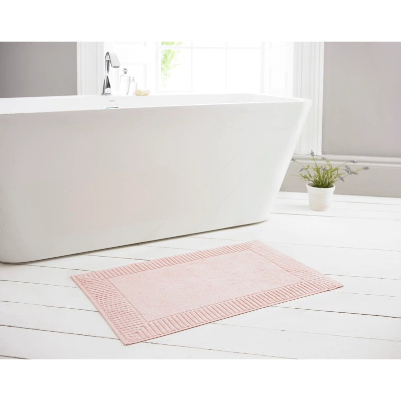 Deyongs Bliss Terry Pink Bath Mat