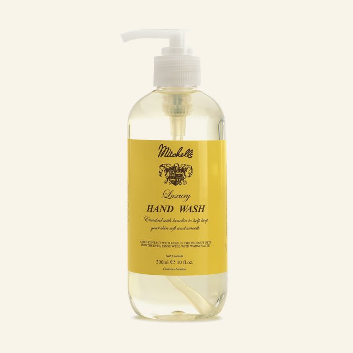 Mitchell's Wool Fat Soap Original Hand Wash on a neutral background
