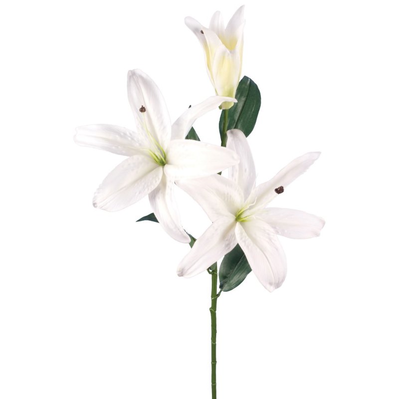 Floralsilk Casablanca Lily on a white background