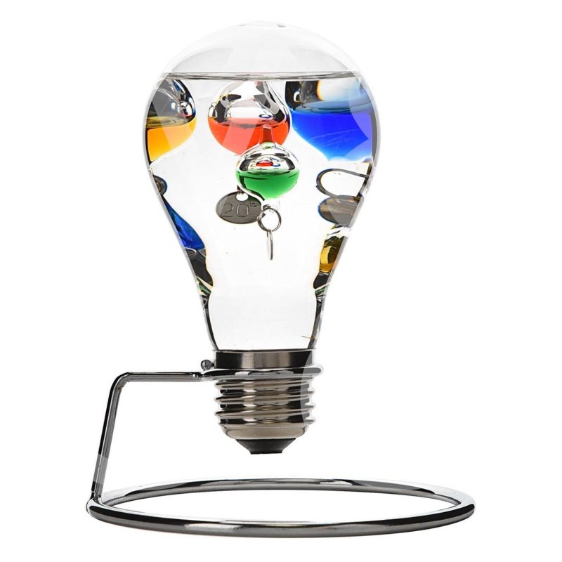 WM. Widdop Light Bulb Galileo On Metal Stand on a white background