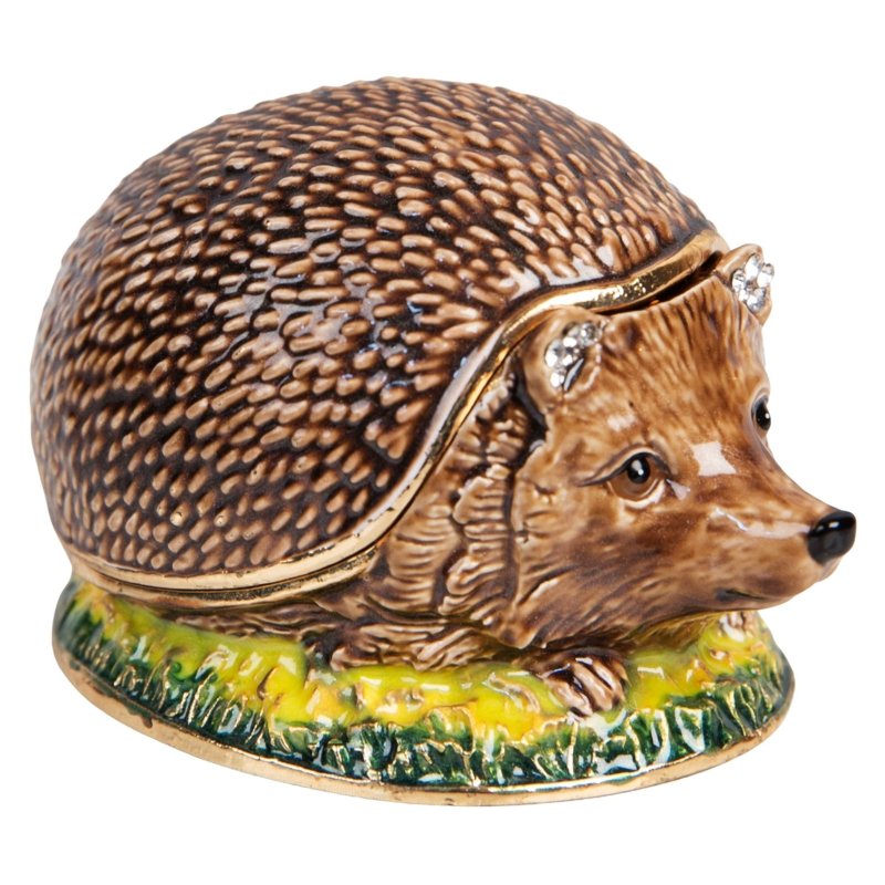 Stratton Hedgehog Treasured Trinket on a white background