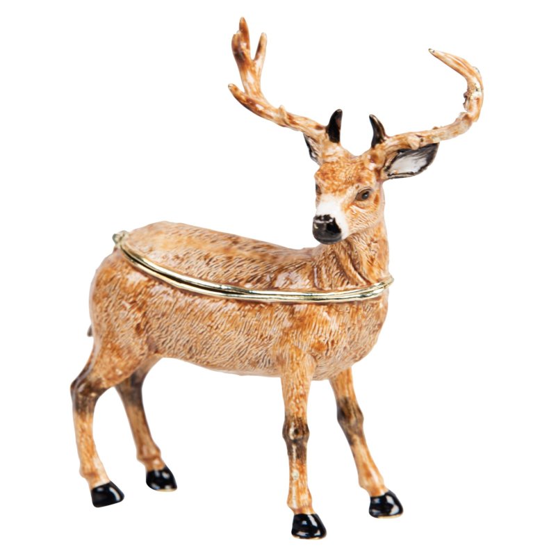 Stratton Stag Treasured Trinket on a white background