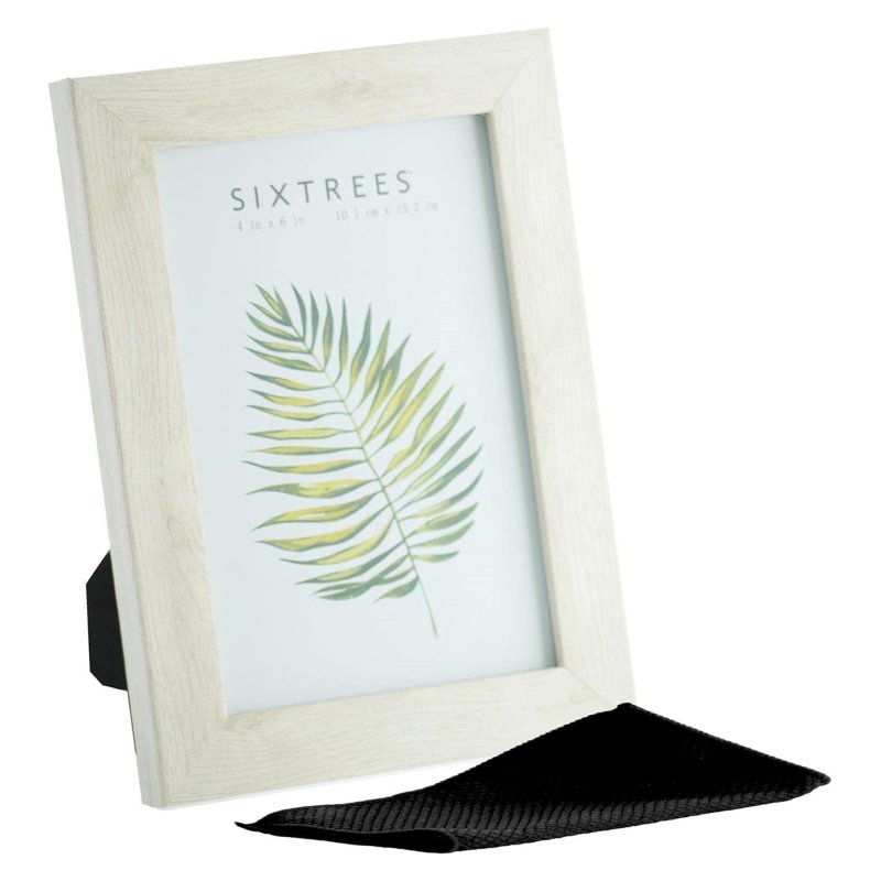 Sixtrees Twilight Laser Soft White Photo Frame 4x6