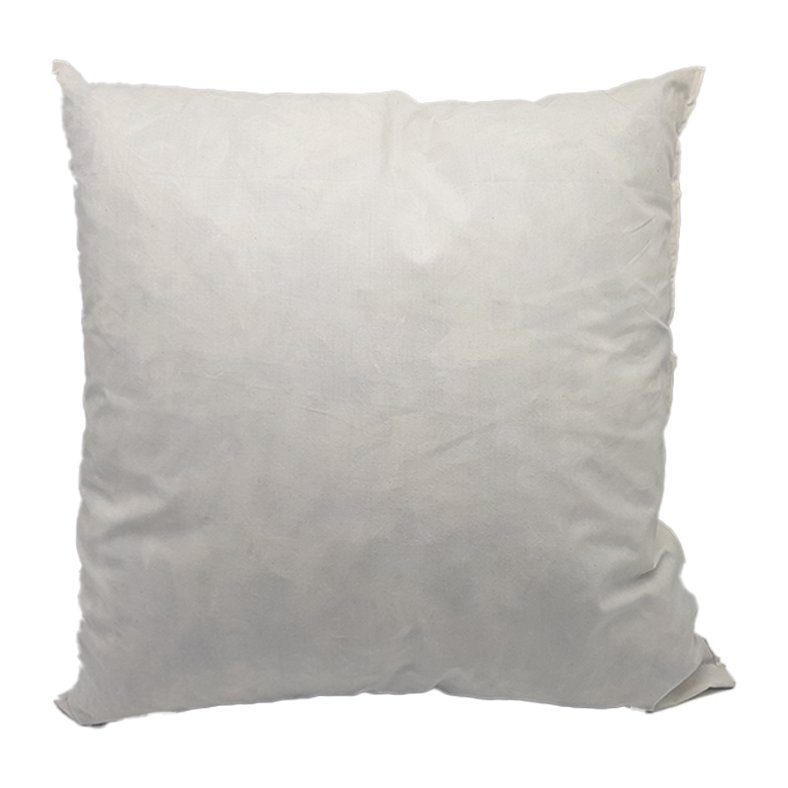United Fillings 16x16 Duck Feather Cushion Pad White Background