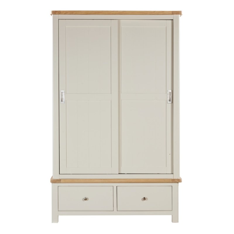 Silverdale Painted Double Robe 2 Door Wardrobe | Aldiss
