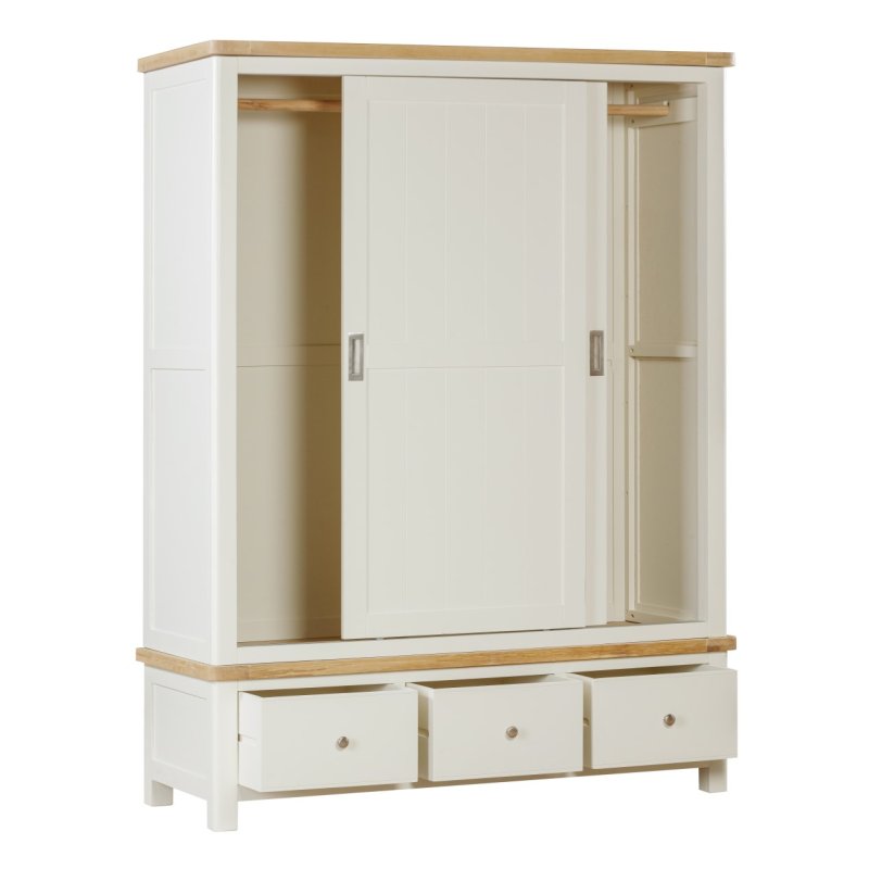 Large cream wardrobe deals