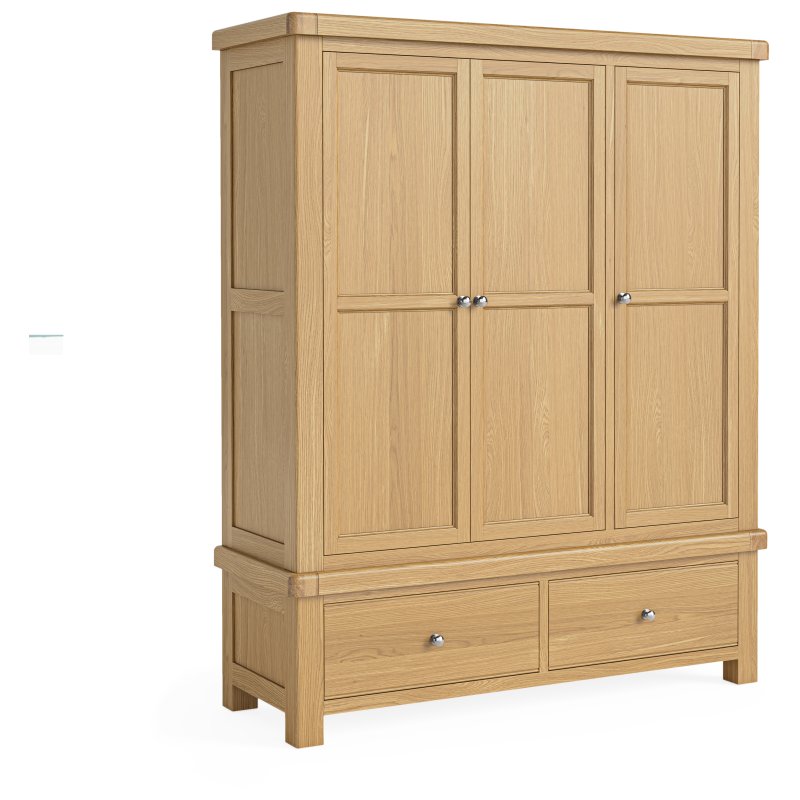 Casterton Triple Wardrobe image of the wardrobe on a white background