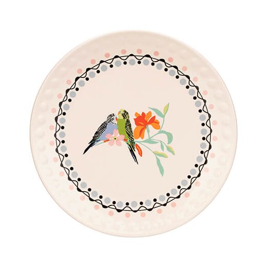 Cath Kidston Painted Table Side Plate image of the plate on a white background