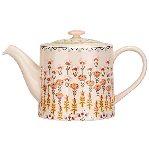 Cath Kidston Painted Table Teapot image of the teapot on a white background