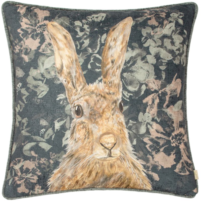 Evans Lichfield Avebury Hare Cushion Navy