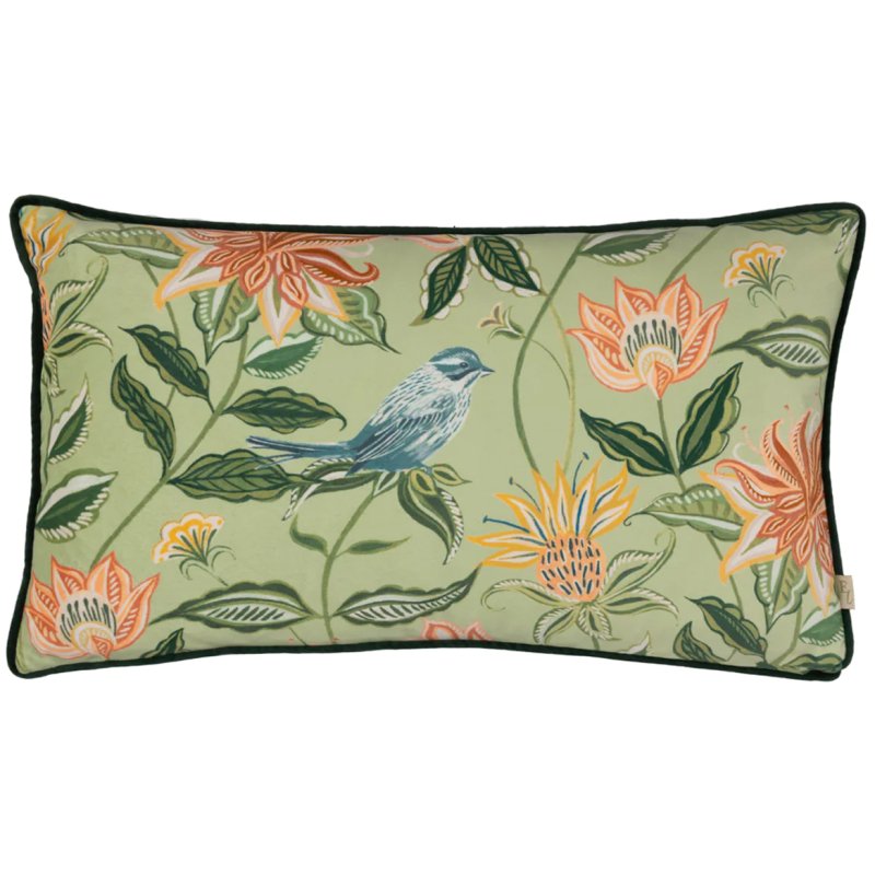 Evans Lichfield Chatsworth Aviary Cushion Sage