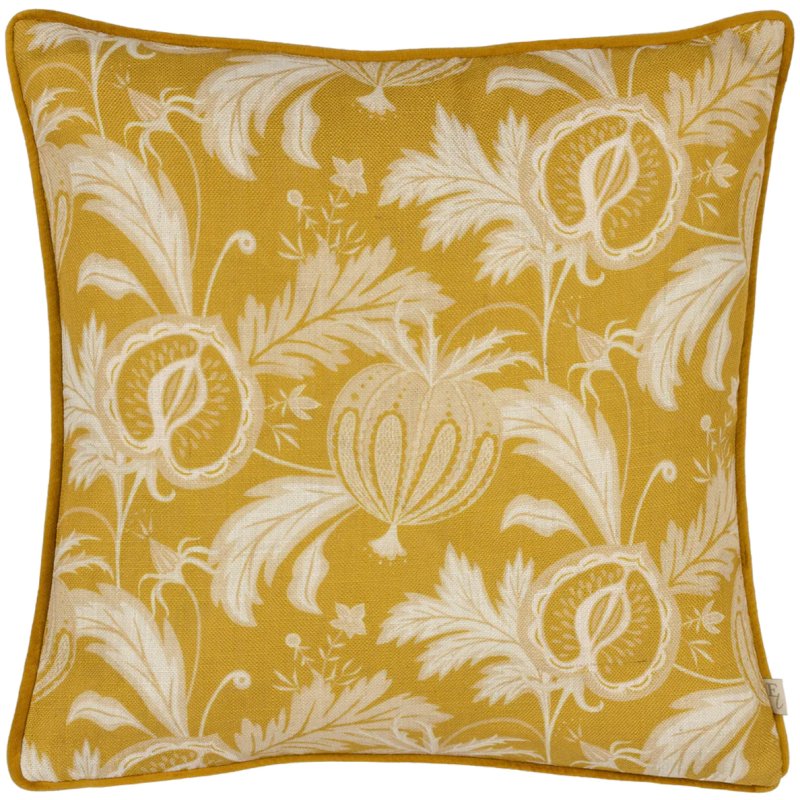 Evans Lichfield Chatsworth Heirloom Cushion Saffron