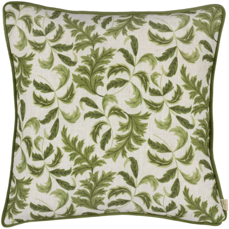 Evans Lichfield Chatsworth Topiary Cushion Olive