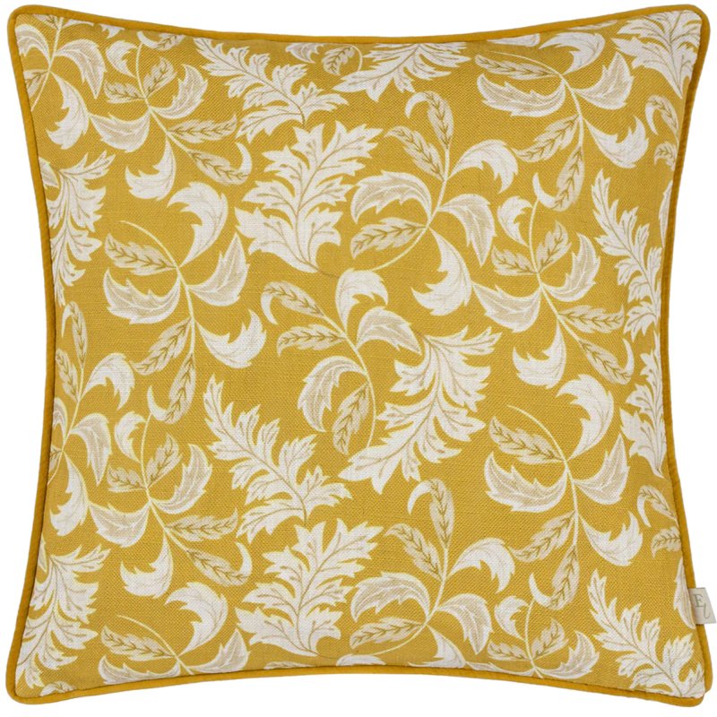 Evans Lichfield Chatsworth Topiary Cushion Saffron