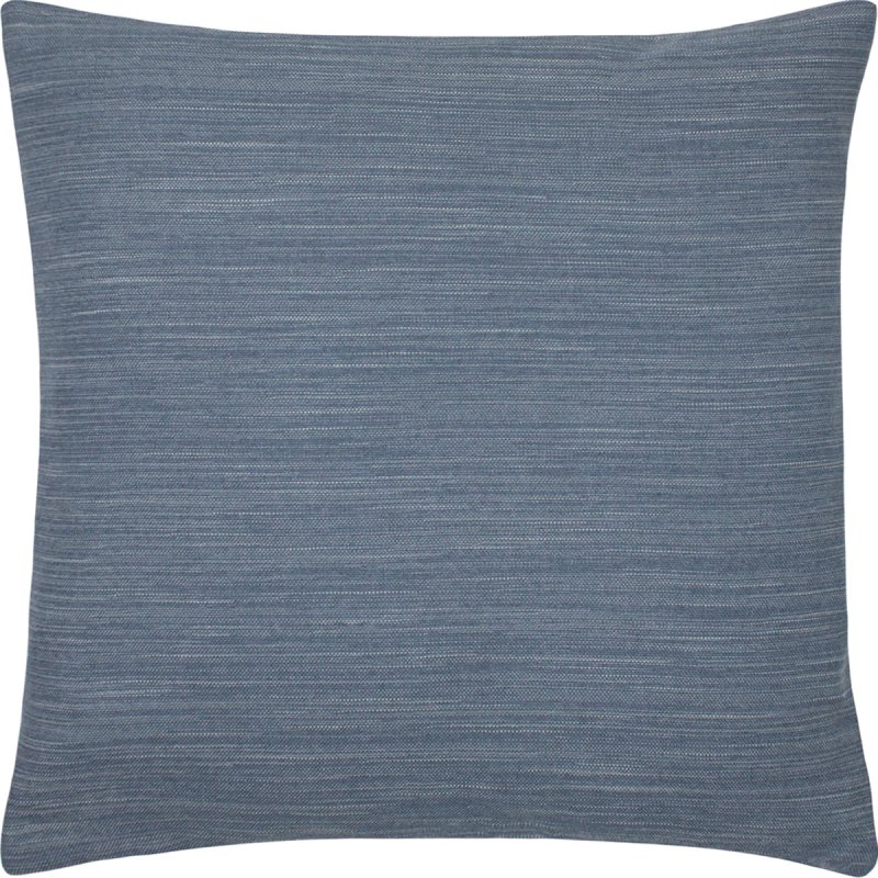 Evans Lichfield Dalton Slubbed Cushion Bluestone