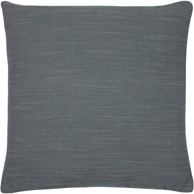 Evans Lichfield Dalton Slubbed Cushion Charcoal