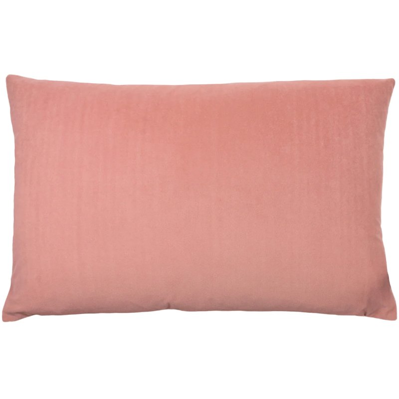 Furn Contra Velvet Cushion Blush