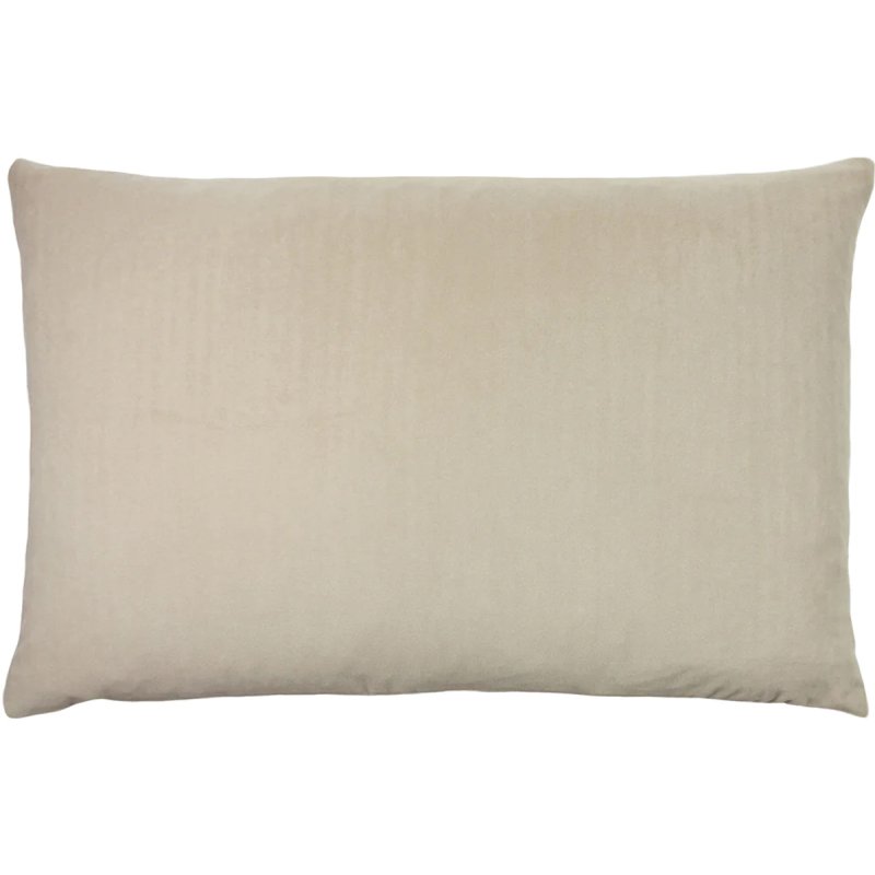 Furn Contra Velvet Cushion Natural