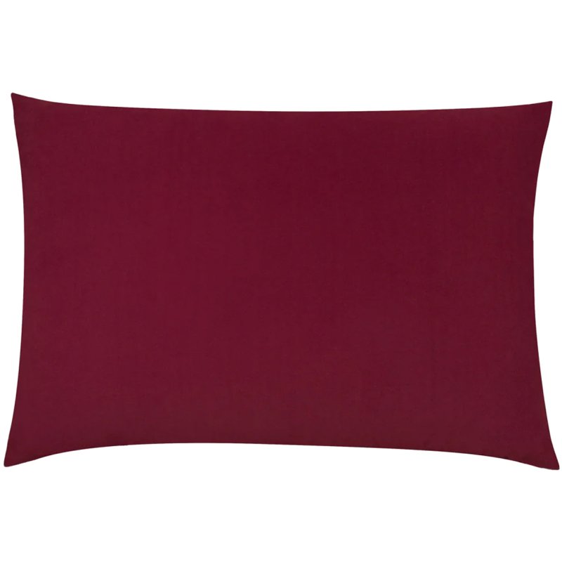 Furn Contra Velvet Cushion Oxblood