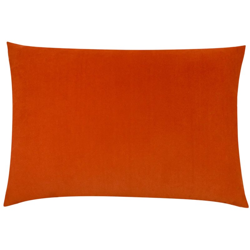 Furn Contra Velvet Cushion Tangerine