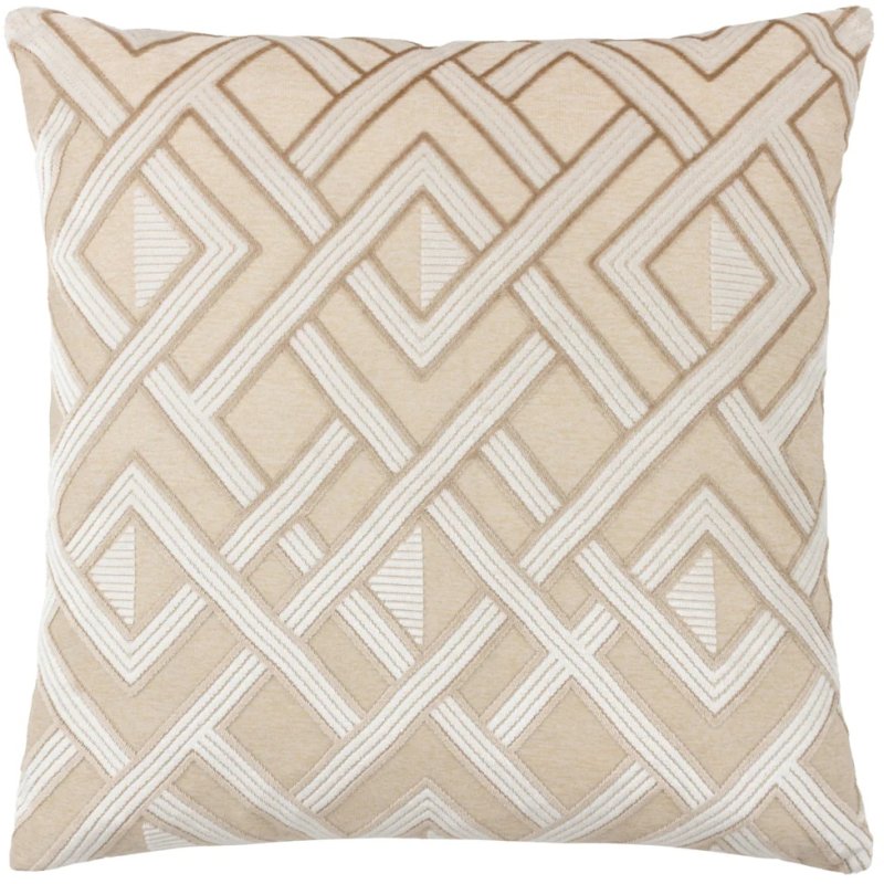 Paoletti Henley Cushion Warm Taupe