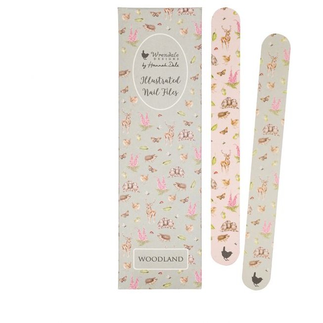 Wrendale Woodland Animal Nail File Set image of the set on a white background