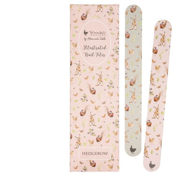Wrendale Hedgerow Country Animal Nail File Set image of the set on a white background