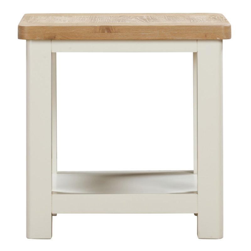 Silverdale Painted Lamp Table front on a white background