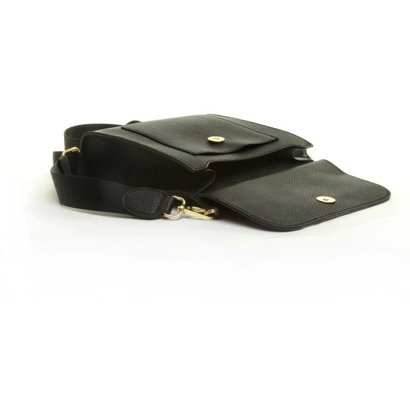 Alice Wheeler Black Bloomsbury cross body bag | Aldiss