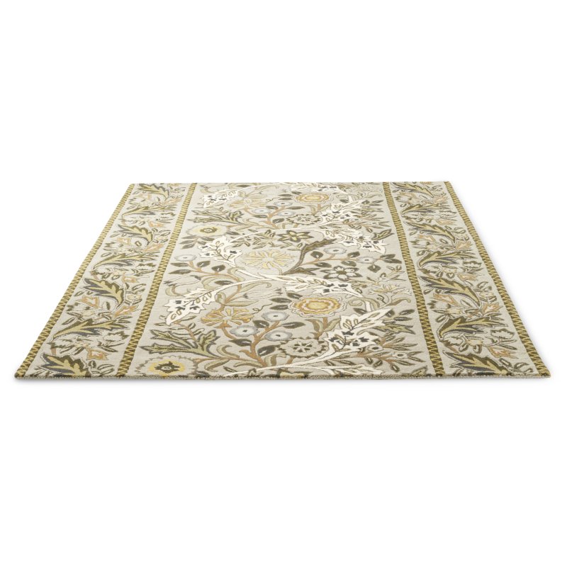 Morris & Co Wilhelmina Linen Mustard Rug