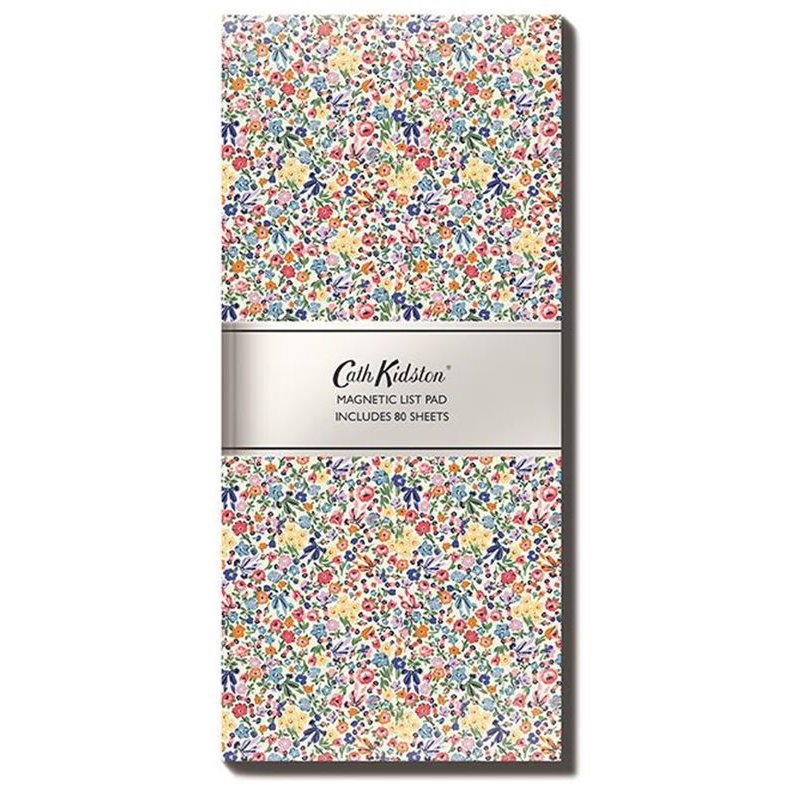 Cath Kidston Magnetic List Pad image of the pad in packaging on a white background