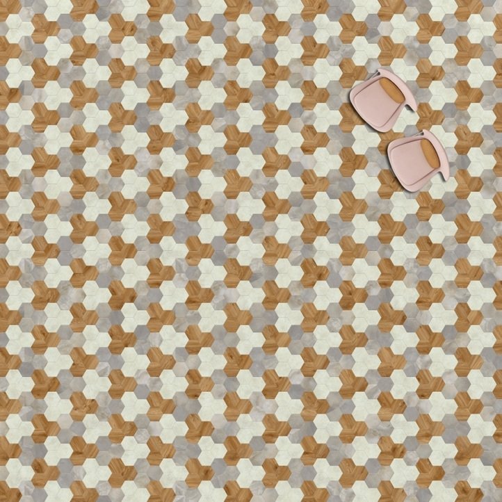 Moduleo Moods Hexagon in 351